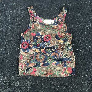 Victoria's Secret Sleeveless Silk Pajama Top S